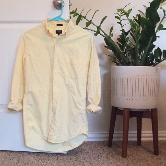 J-Crew yellow button down - Picture 1 of 2